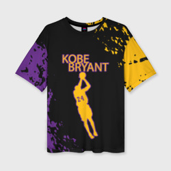 Женская футболка oversize 3D Kobe Bryant Баскетболист 24