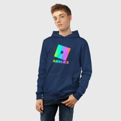 Детская светящаяся толстовка Roblox неоновый градиент - фото 2