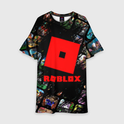 Детское платье 3D Roblox сюжеты и логотип