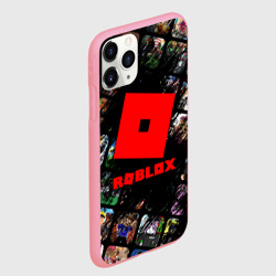 Чехол для iPhone 11 Pro Max матовый Roblox сюжеты и логотип - фото 2