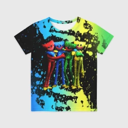 Детская футболка 3D Poppy Playtime Mini Huggies