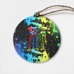 Деревянная игрушка круг Poppy Playtime Mini Huggies