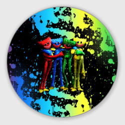 Круглый коврик для мышки Poppy Playtime Mini Huggies