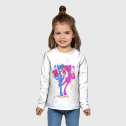 Детский лонгслив 3D Влюбленные Хагги Вагги и Кисси Мисси - фото 2