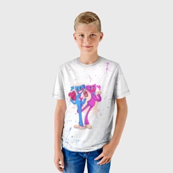 Детская футболка 3D Влюбленные Хагги Вагги и Кисси Мисси - фото 2