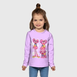 Детский лонгслив 3D Разная Кисси Мисси Kissy Missy - фото 2