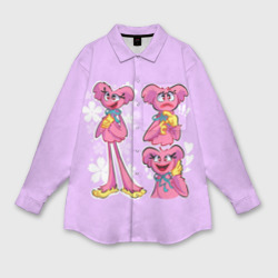 Женская рубашка oversize 3D Разная Кисси Мисси Kissy Missy