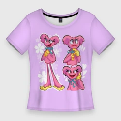 Женская футболка 3D Slim Разная Кисси Мисси Kissy Missy