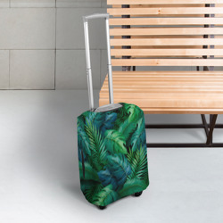 Чехол для чемодана 3D Green Plants pattern - фото 2