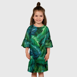 Детское платье 3D Green Plants pattern - фото 2