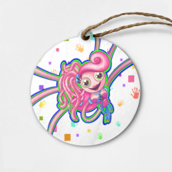 Деревянная игрушка круг Мама Длинные ноги