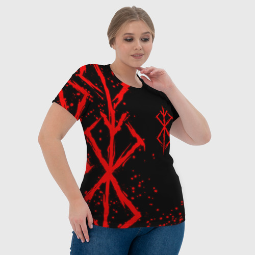 Женская футболка 3D с принтом КЛЕЙМО ЖЕРТВЫ | BERSERK | БЕРСЕРК, фото #4