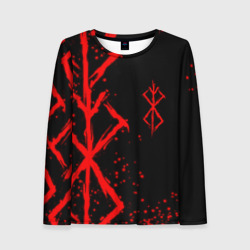 Женский лонгслив 3D Клеймо жертвы Berserk Берсерк