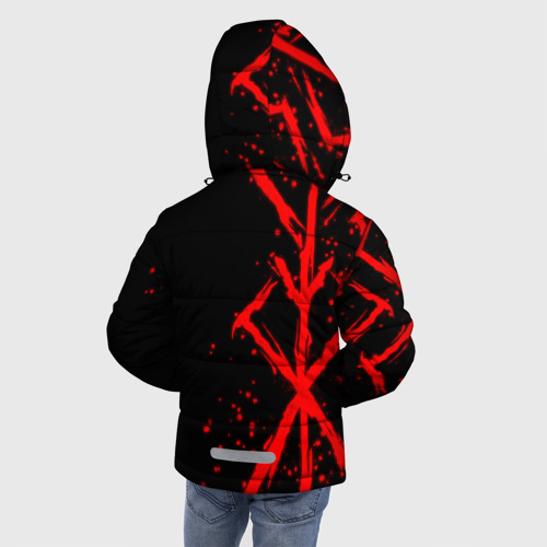 Зимняя куртка для мальчиков 3D Клеймо жертвы Berserk Берсерк, цвет черный - фото 4