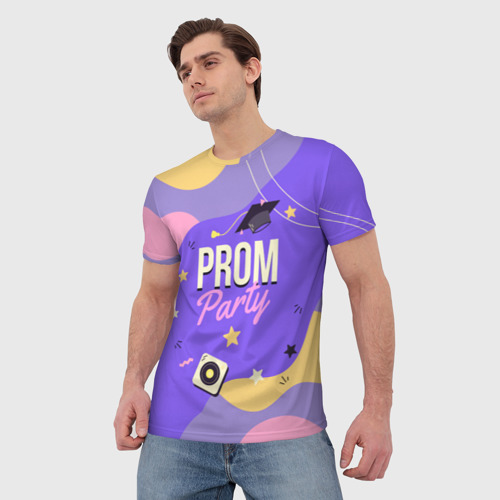 Мужская футболка 3D Prom party, цвет 3D печать - фото 3