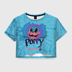 Женская футболка Crop-top 3D ПиДжей\PJ Pug-a-Pillar