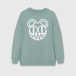 Женский свитшот oversize без начеса хлопок Rarities - Radiohead