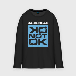 Женский лонгслив oversize хлопок Ok Computer OKNOTOK - Radiohead