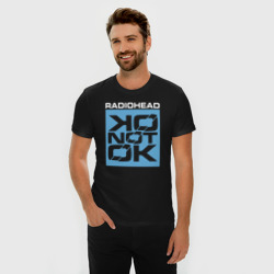 Мужская футболка хлопок Slim Ok Computer OKNOTOK - Radiohead - фото 2