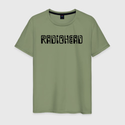 Radiohead черное лого – Мужская футболка хлопок с принтом купить со скидкой в -20%