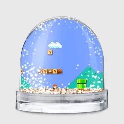 Игрушка Снежный шар Марио ретро игры
