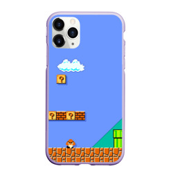 Чехол для iPhone 11 Pro матовый Марио дизайн