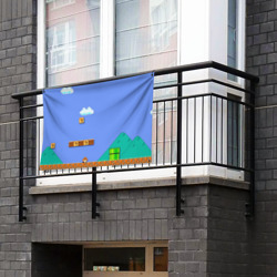 Флаг-баннер Марио дизайн - фото 2