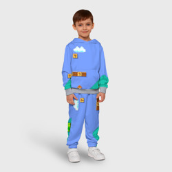 Детский костюм с толстовкой 3D Марио ретро игры - фото 2