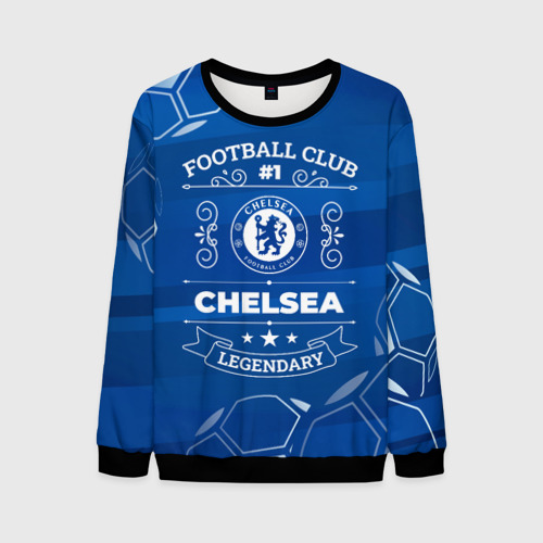 Мужской свитшот 3D Chelsea FC #1, цвет черный