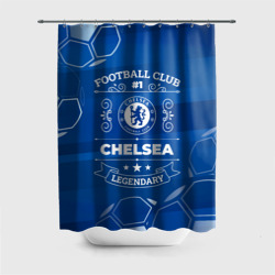 Штора 3D для ванной Chelsea FC #1