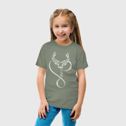 Детская футболка хлопок Люблю олень - фото 2