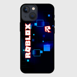 Чехол для iPhone 13 mini Roblox неоновые кубики