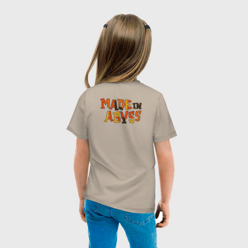 Детская футболка хлопок Reg & Rico - Созданный в бездне, цвет миндальный - фото 6