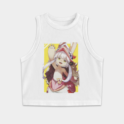 Женская укороченная майка-топ хлопок Nanachi made in abyss