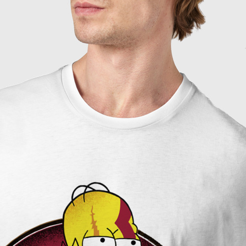 Мужская футболка хлопок Homer god of bar - фото 6