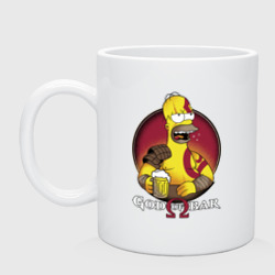 Кружка керамическая Homer god of bar