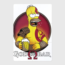 Магнитный плакат 2Х3 Homer god of bar