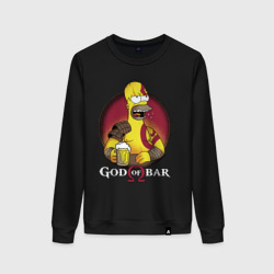 Женский свитшот хлопок Homer god of bar