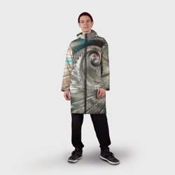 Дождевик унисекс 3D Fractal spiral pattern - фото 2