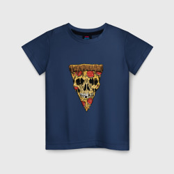 Детская футболка хлопок Pizza - Skull