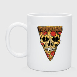 Кружка керамическая Pizza - Skull