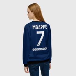 Женский свитшот 3D PSG Мбаппе домашняя форма 22-23 - фото 2