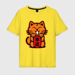 Мужская футболка хлопок Oversize JDM Cat
