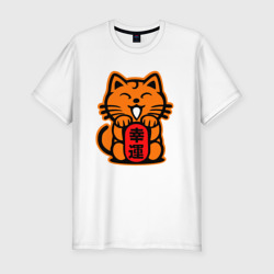 Мужская футболка хлопок Slim JDM Cat