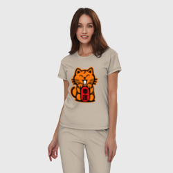 Женская пижама хлопок JDM Cat - фото 2