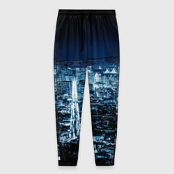 Мужские брюки 3D Ночной город (night city)