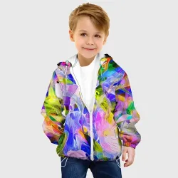 Детская куртка 3D Красочный цветочный узор Весна - Лето 2023 Colorful Floral Pattern Spring - Summer 2023 - фото 2