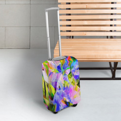 Чехол для чемодана 3D Красочный цветочный узор Весна - Лето 2023 Colorful Floral Pattern Spring - Summer 2023 - фото 2
