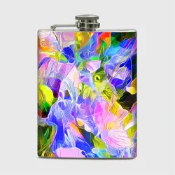 Фляга Красочный цветочный узор Весна - Лето 2023 Colorful Floral Pattern Spring - Summer 2023