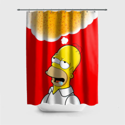 Штора 3D для ванной Homer dream